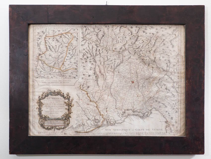 carta geografica: Friuli